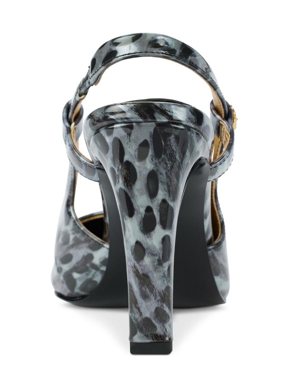 NIB Donna Karan Women's Donna Slingback Pumps. Sz 8.5. Grey Leopard. Retail $150 - Picture 3 of 8